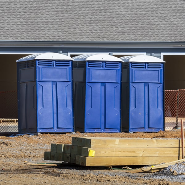 do you offer hand sanitizer dispensers inside the portable toilets in Monroeville IN